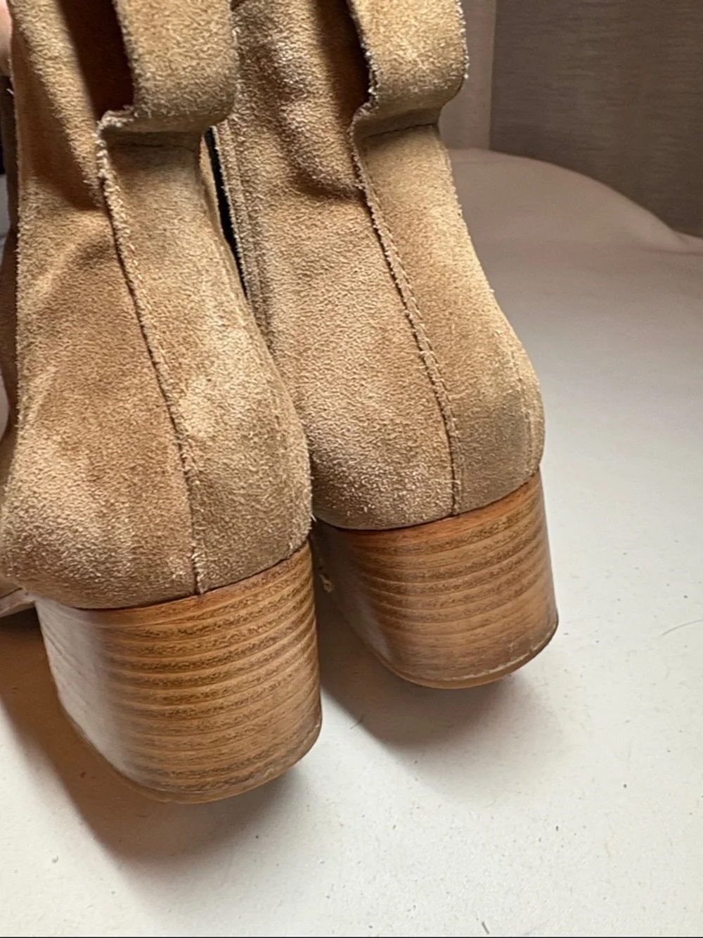 rag & bone Tan Suede Chelsea Ankle Boots Size 39